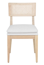 Monroe Monroe Cane Back Dinning Chair - Beige