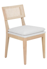 Monroe Monroe Cane Back Dinning Chair - Beige