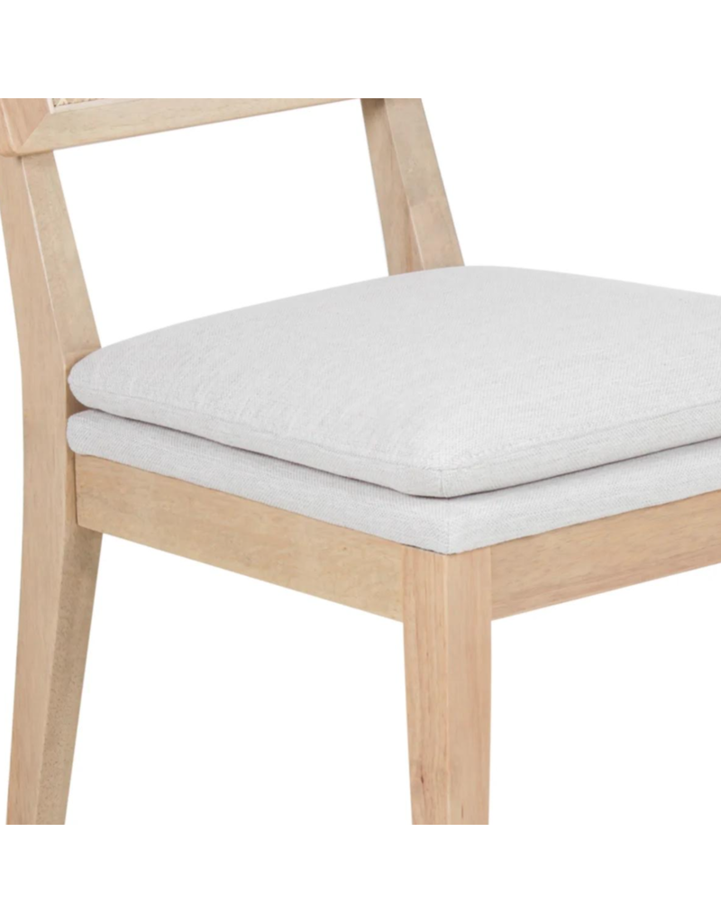 Monroe Monroe Cane Back Dinning Chair - Beige