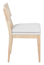 Monroe Monroe Cane Back Dinning Chair - Beige