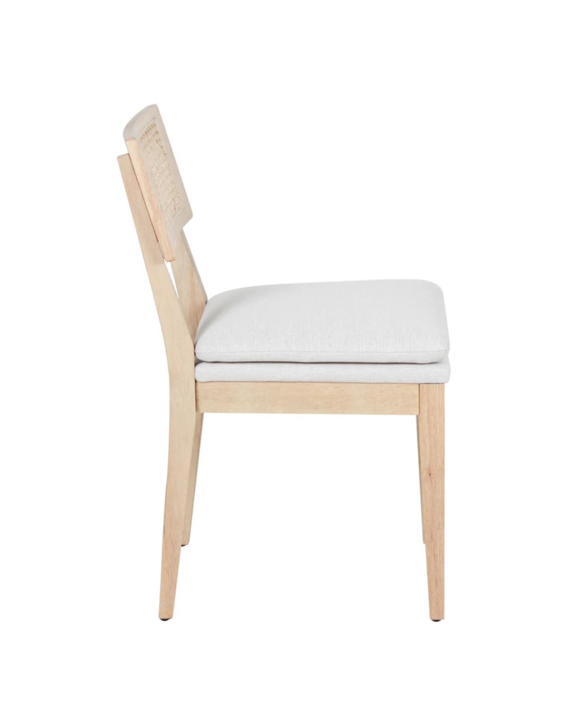 Monroe Monroe Cane Back Dinning Chair - Beige