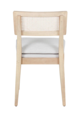 Monroe Monroe Cane Back Dinning Chair - Beige