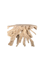 Teak Natura Root Console Table, Natural