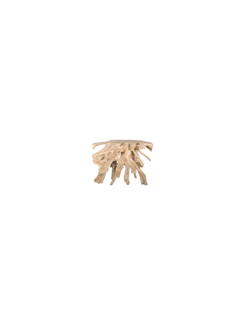 Teak Natura Root Console Table, Natural