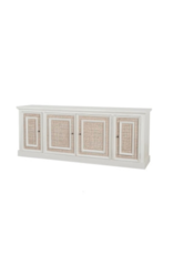 Atlantis Atlantis 4 Door Sideboard, White