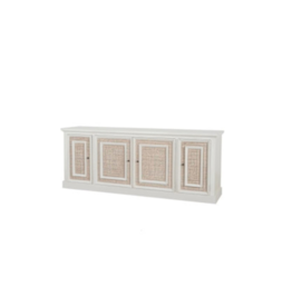 Atlantis Atlantis 4 Door Sideboard, White
