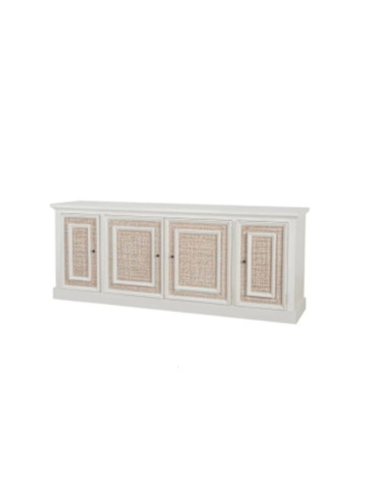 Atlantis Atlantis 4 Door Sideboard, White