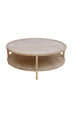 Southern Sky Taylor 48" Round Coffee Table - Light Wood