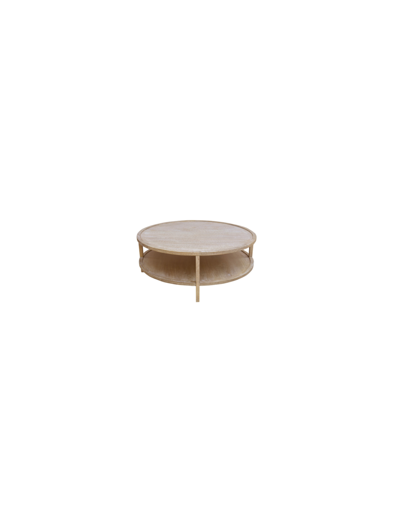 Southern Sky Taylor 48" Round Coffee Table - Light Wood