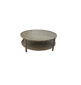 Southern Sky Taylor 48" Round Coffee Table - Fawn Brown
