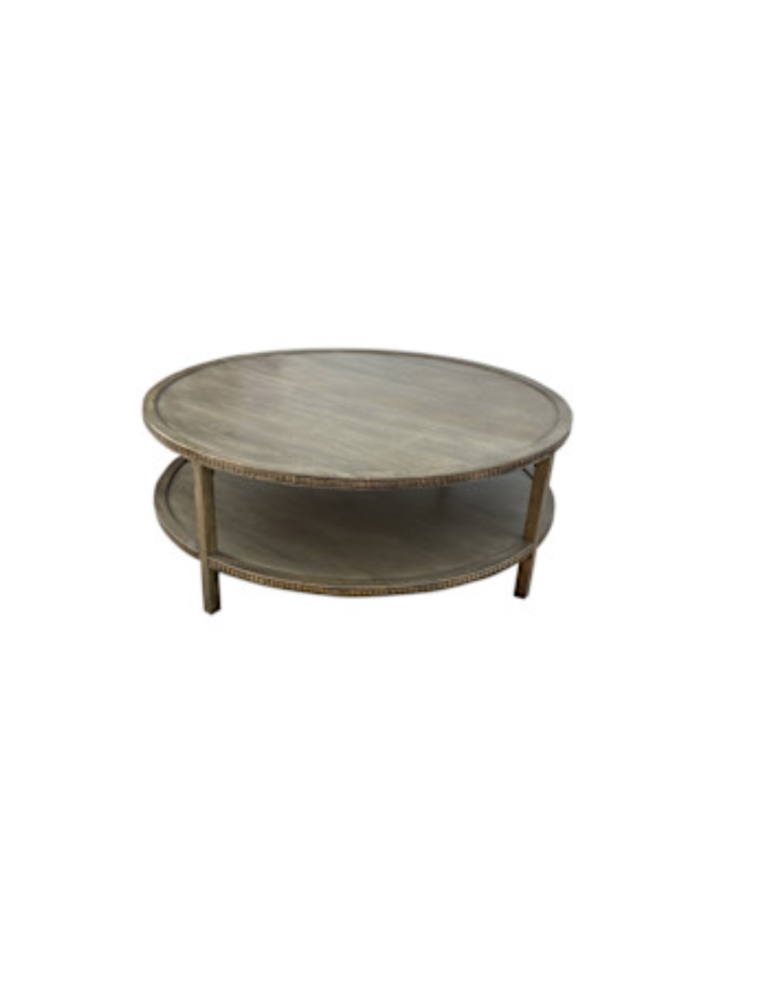 Southern Sky Taylor 48" Round Coffee Table - Fawn Brown