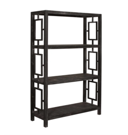 Madison 47" Tall Shelving - Black
