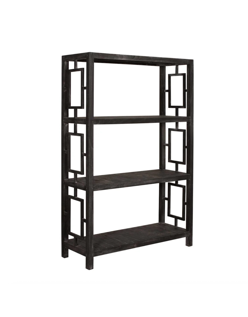 Madison 47" Tall Shelving - Black