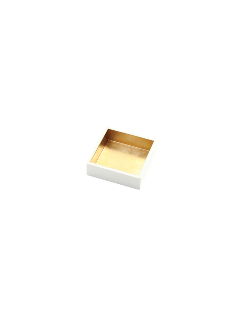 Caspari Cocktail Napkin Holder - Ivory
