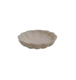 Cheers Carved Marble Flower Shaped Dish