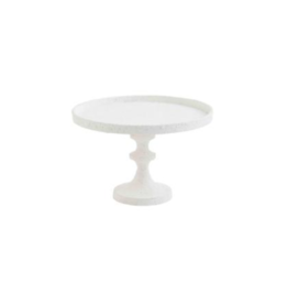 Tall White Metal Pedestal