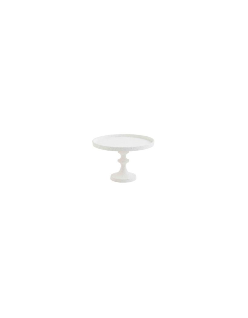 Tall White Metal Pedestal