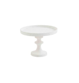 Small White Metal Pedestal