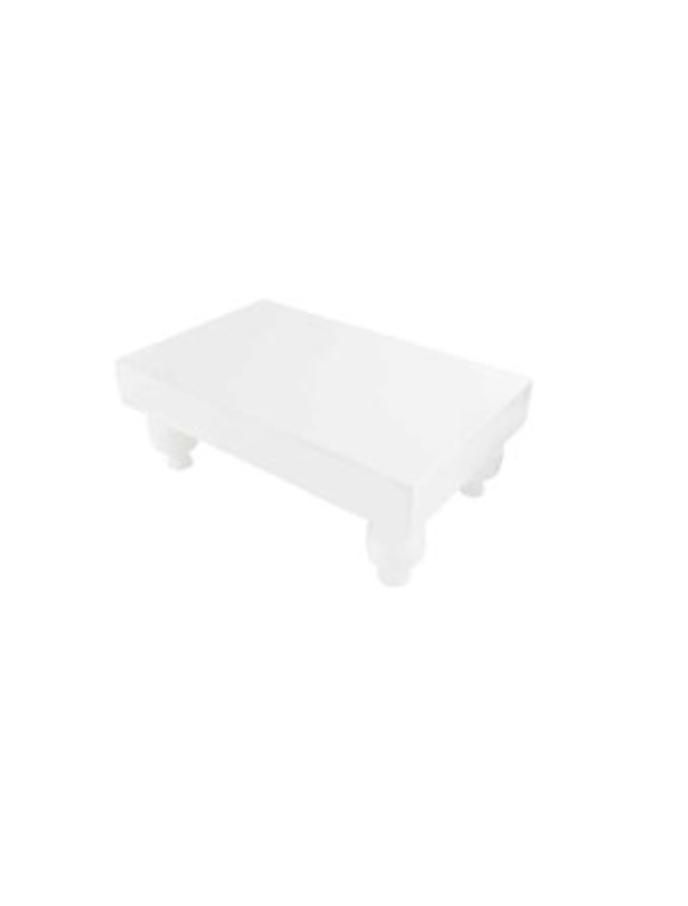 White Footed Serving Stand