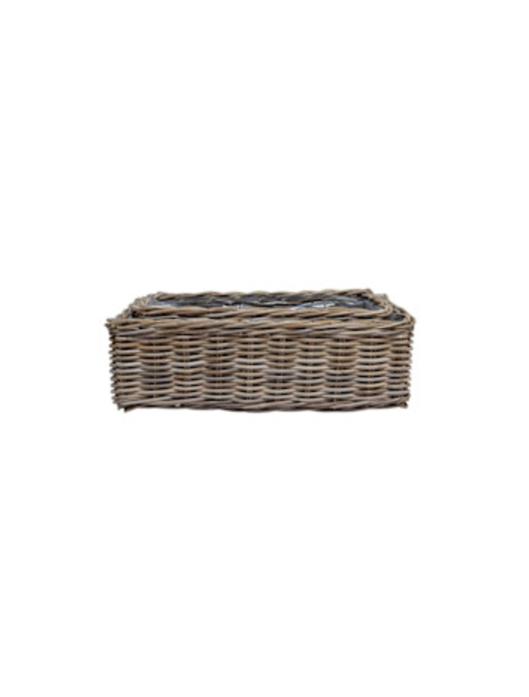 Rattan Small Rattan Nested Rectangle Baskets
