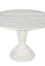 Beyond Borders Siren Dining Table, Mango White