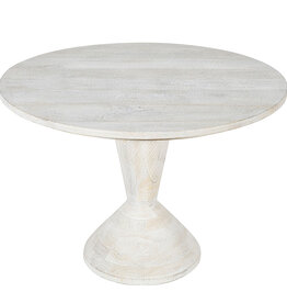 Beyond Borders Siren Dining Table, Mango White
