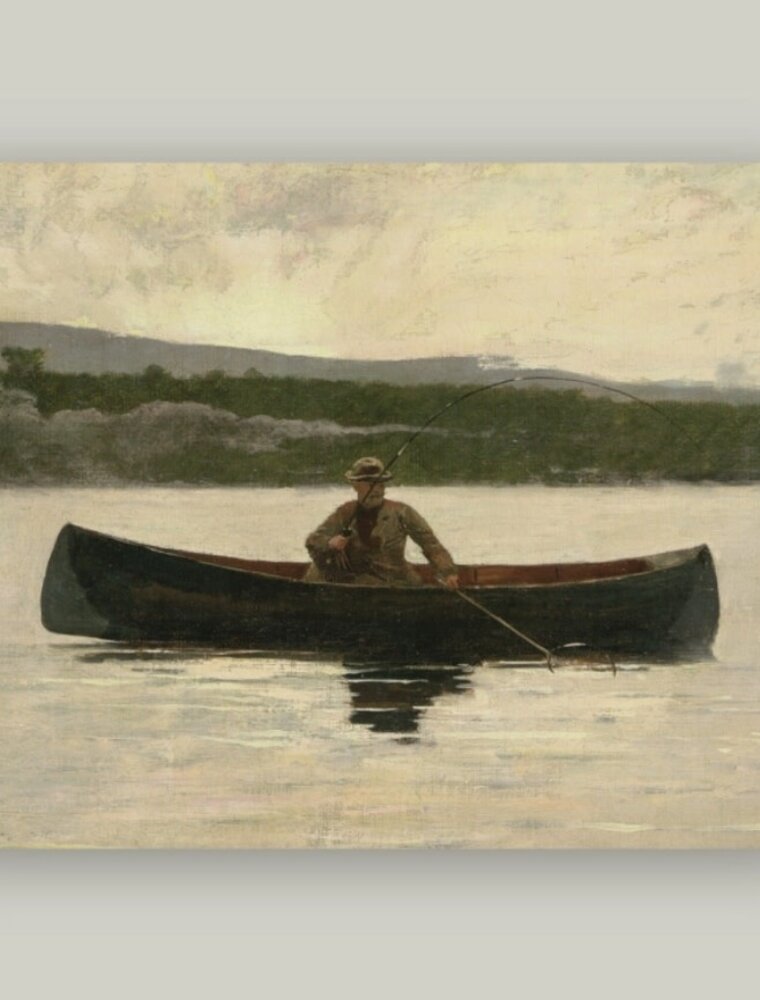 Petal Lane Fisherman Antique Artist Board