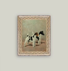 Petal Lane 8x10 Two Fox Terriers Art