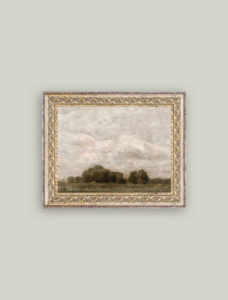 Petal Lane 5x7 Tree and Cloud Landscape Art
