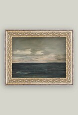 Petal Lane 10 x 8 Ocean View Art w/Antique Frame