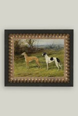 Petal Lane 10x8 Greyhound Whippet Dogs