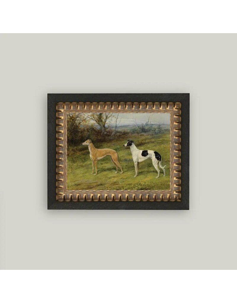 Petal Lane 10x8 Greyhound Whippet Dogs