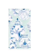 Caspari Guest Towel Glazed Porcelain Celadon