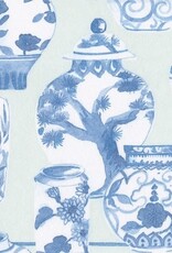 Caspari Cocktail Glazed Porcelain Celadon