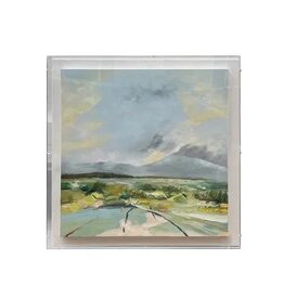 Crestview 32x32 Greene Lands 1 (Painted canvas in Acrylic  Shadow Box) (EACH)