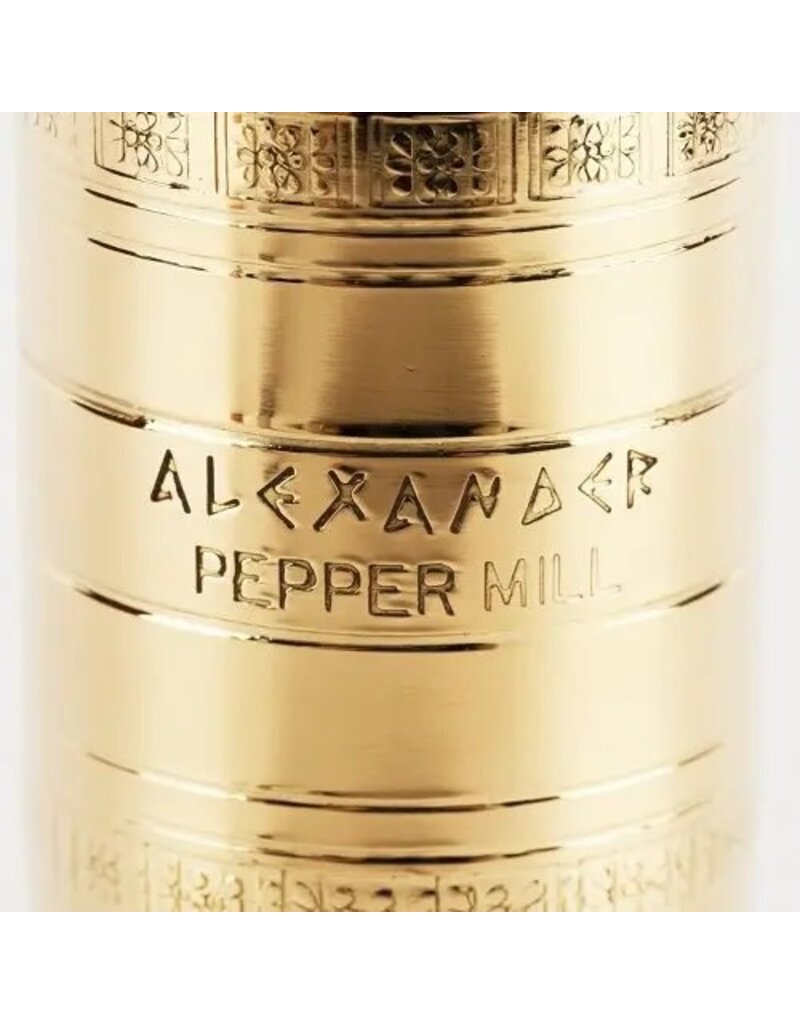 Rune-Jakobsen Design 10" Pepper Grinder 'Large Brass Mill'
