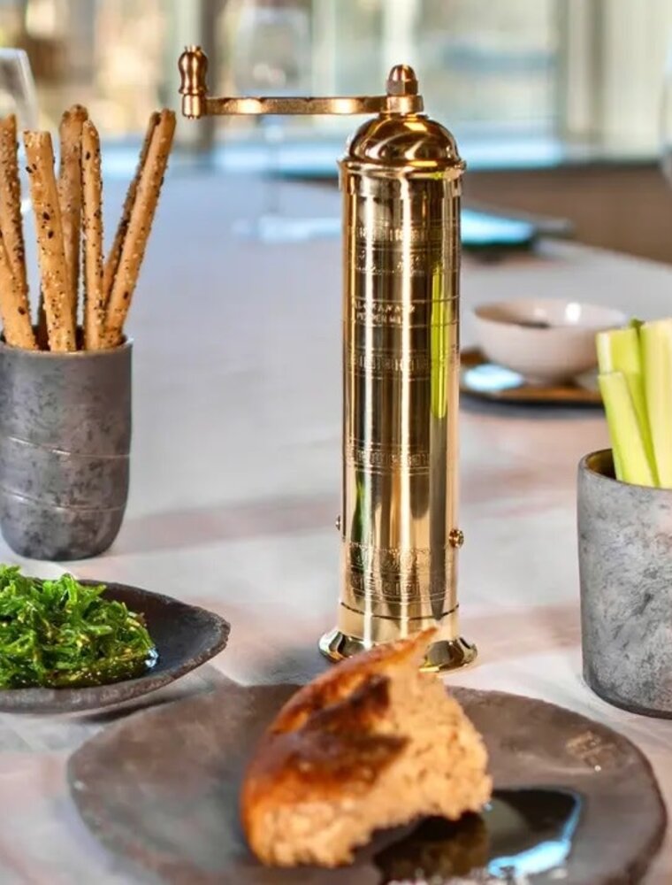 Rune-Jakobsen Design 10" Pepper Grinder 'Large Brass Mill'