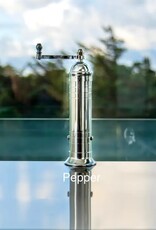 Rune-Jakobsen Design 9" Pepper Grinder 'Chrome Mill'