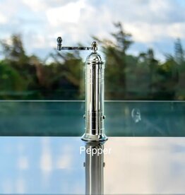 Rune-Jakobsen Design 9" Pepper Grinder 'Chrome Mill'