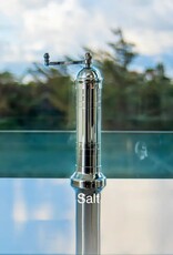 Rune-Jakobsen Design 8" Salt Grinder  'Chrome Mill' polished