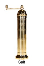 Rune-Jakobsen Design 8" Salt Grinder 'Brass Mill'