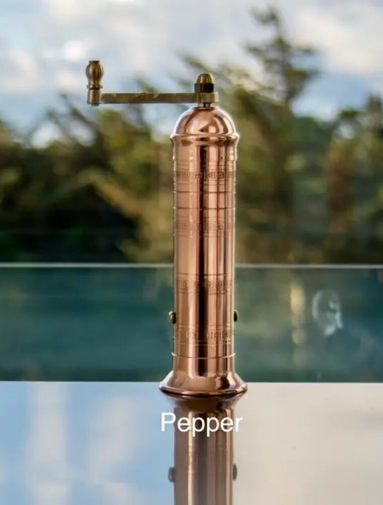 Rune-Jakobsen Design 9" Pepper Grinder 'Copper Mill'