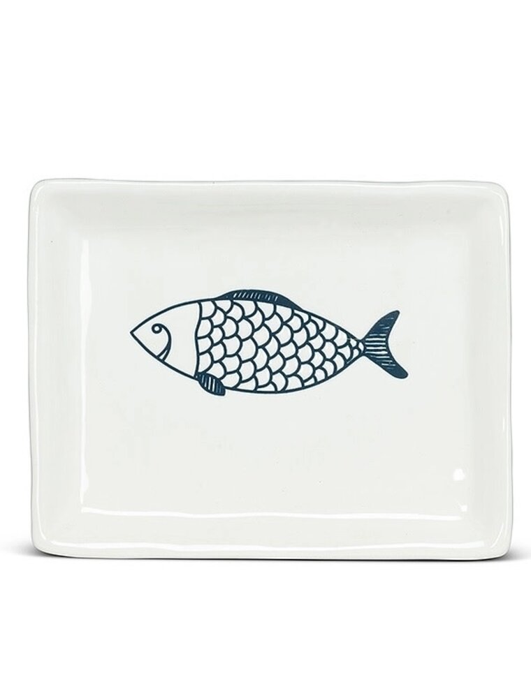 Flaire Small Rect. Fish Plate 6'L