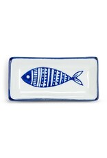 Flaire Multi Fish Sm Rect Sauce Dish 3.5"