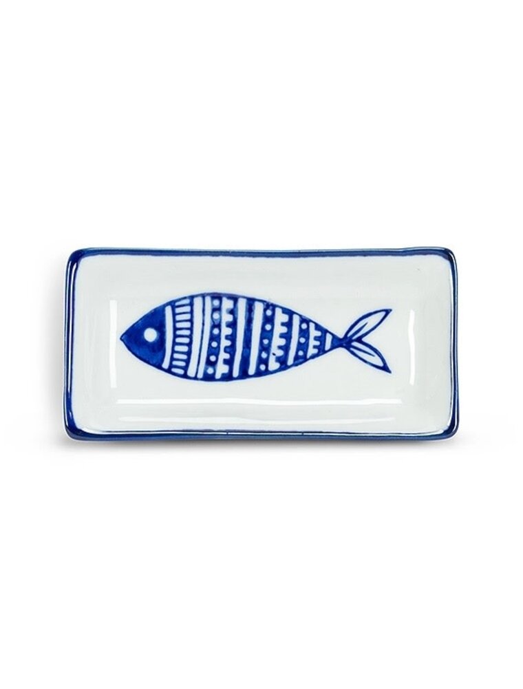 Flaire Multi Fish Sm Rect Sauce Dish 3.5"