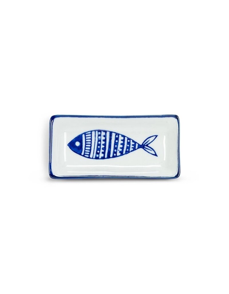 Flaire Multi Fish Sm Rect Sauce Dish 3.5"