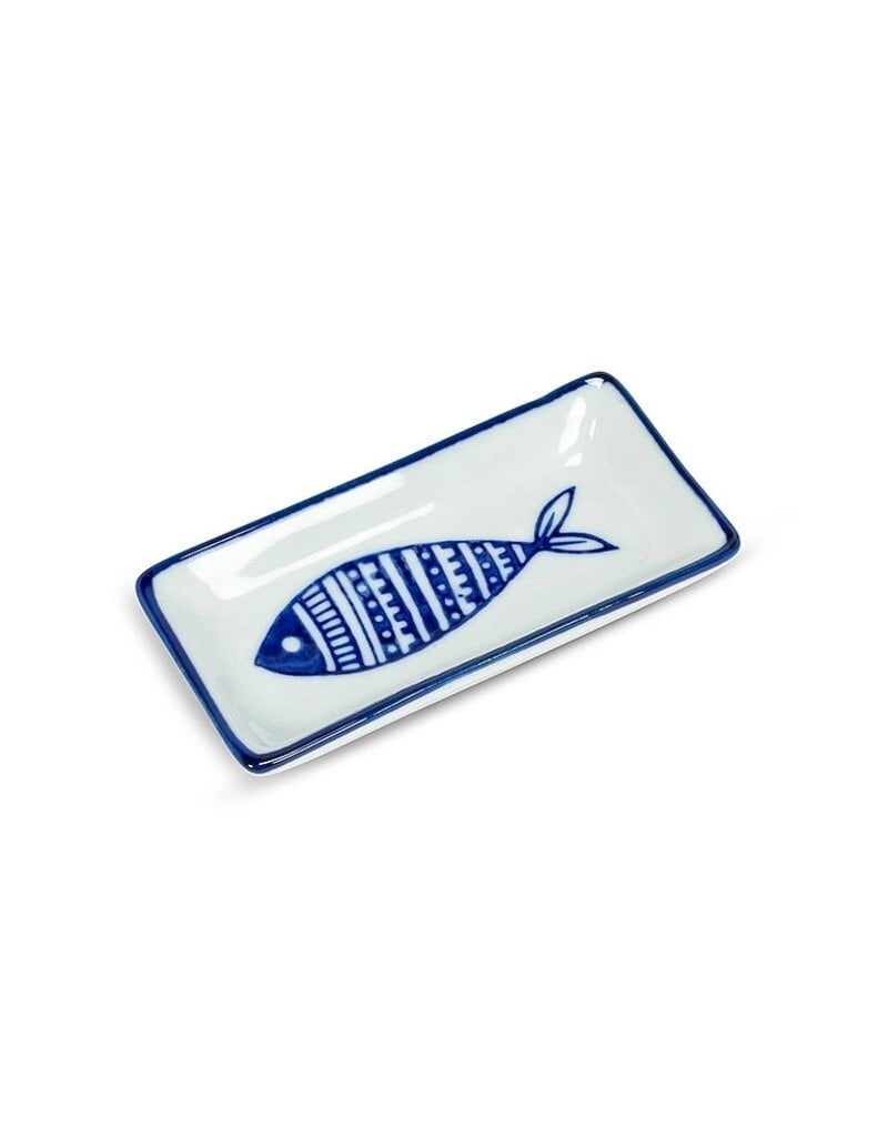 Flaire Multi Fish Sm Rect Sauce Dish 3.5"