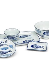 Flaire Multi Fish Sm Rect Sauce Dish 3.5"