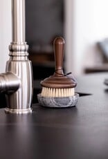 Flaire Grey Marble Soap & Brush Holder