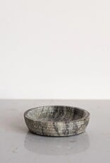 Flaire Grey Marble Soap & Brush Holder